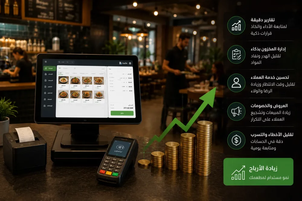 أفضل نظام كاشير للمطاعم في السعودية 2026ومتوافق