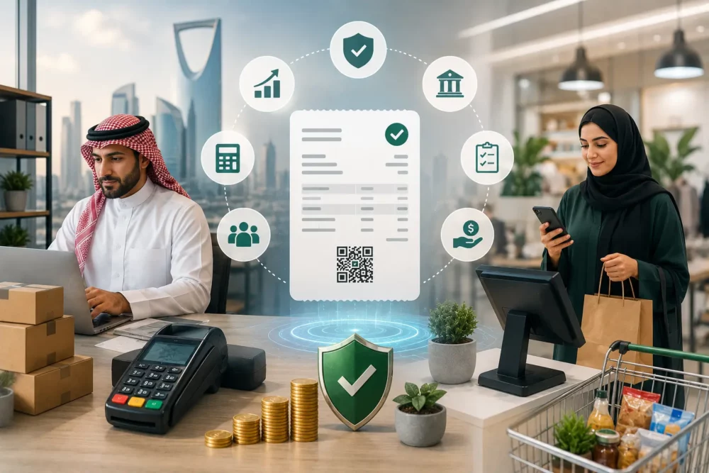 فاتورة ضريبية السعودية