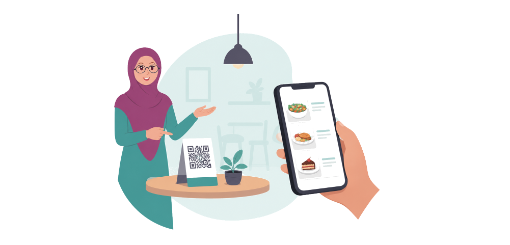 المنيو الرقمي للمطاعم | إنشاء قائمة طعام إلكترونية عبر QR Code
