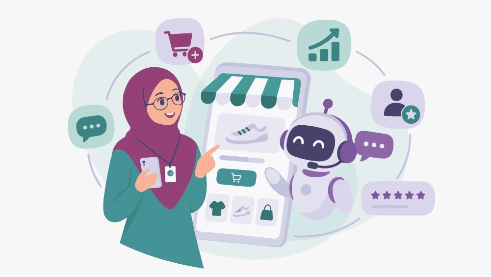 شات بوت للمتاجر الإلكترونية: كيف يساعد الذكاء الاصطناعي في زيادة المبيعات وتحسين تجربة العملاء؟